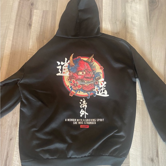 Unisex Graphic Pullover - CHASE - Picture 3 of 3